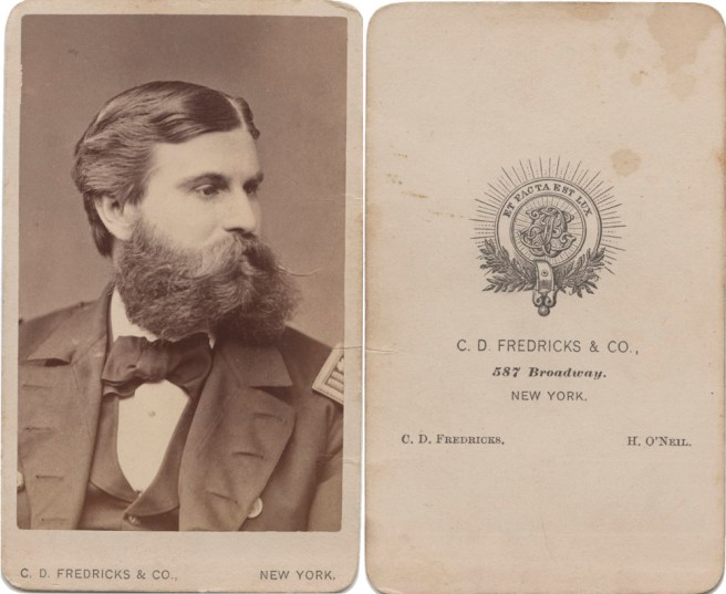 Army Captain, 1870s, CD Fredricks