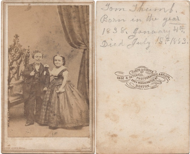 Tom Thumb and his Wife, by Case and Getchell